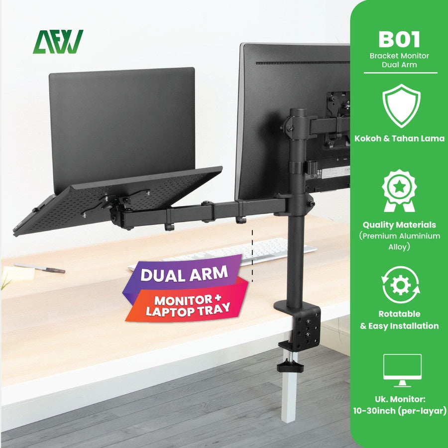 Bracket Monitor AFW Dual Arm