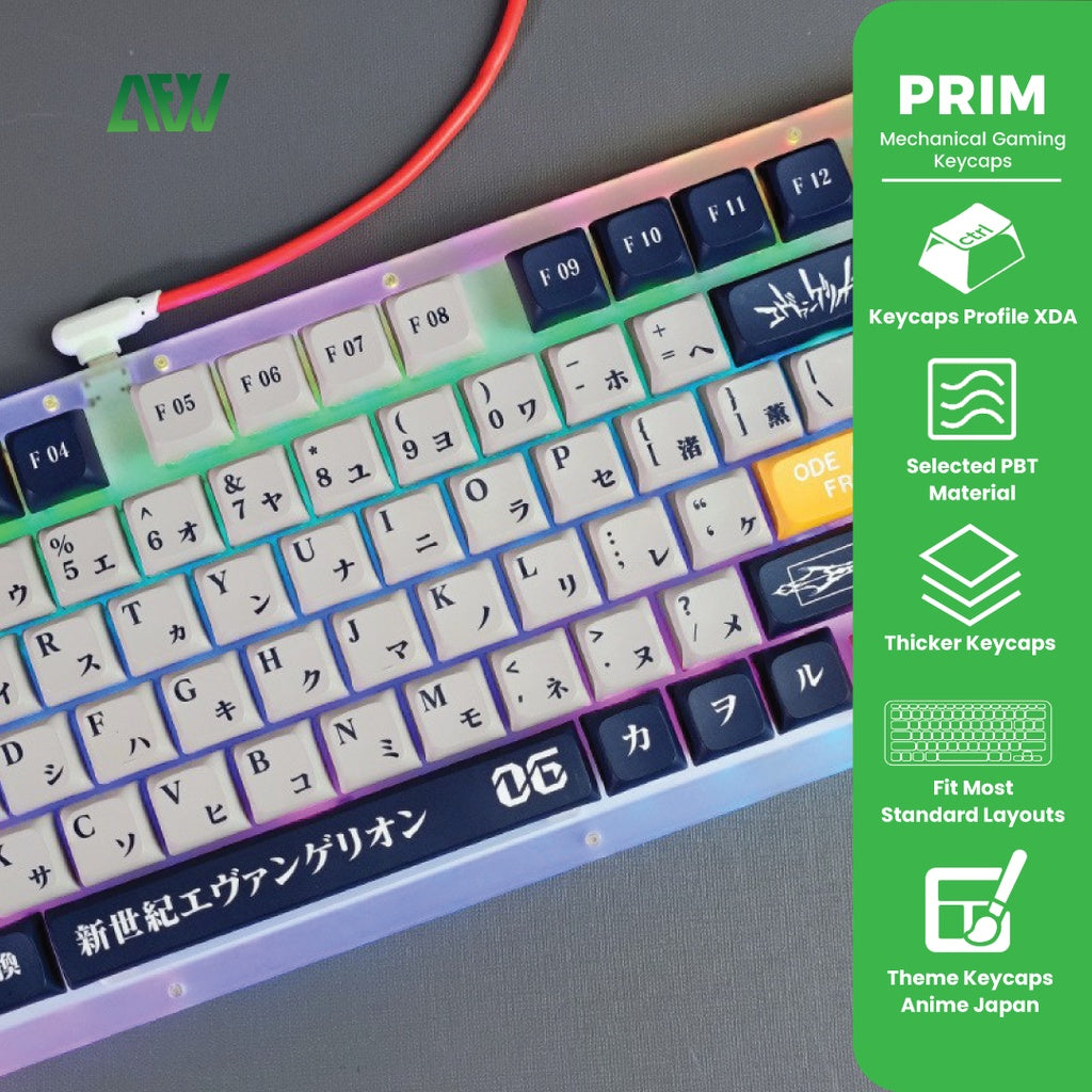 PRIM Keycaps Mechanical Gaming EVA No. 6 Machine Themes XDA