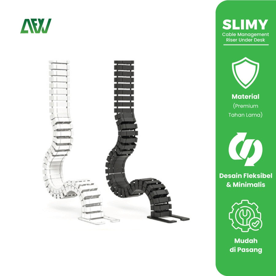 SLIMY Cable Management Riser / Cable Riser - AFW