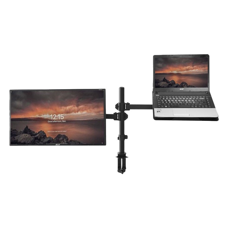 Bracket Monitor & Stand Laptop Dual Arm ALL FOR WORK