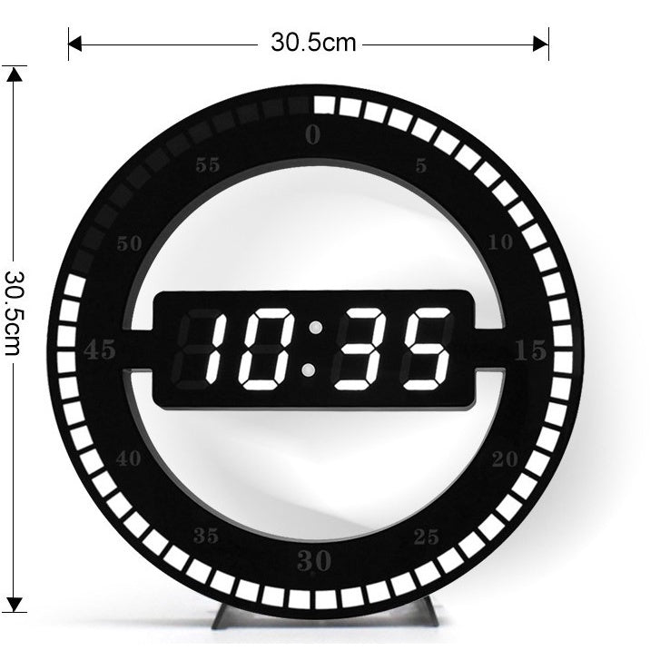 OLIF Modern Digital LED Wall Clock Electronic Clock Wall Table Clock