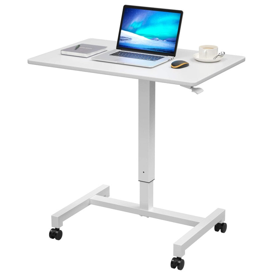 DYVON Standing Desk Portable Meja Laptop Belajar Portable Meja Roda