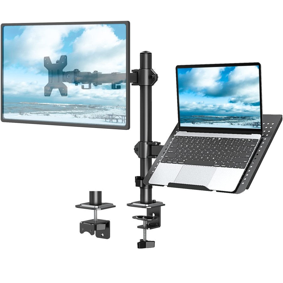 Bracket Monitor & Stand Laptop Dual Arm ALL FOR WORK