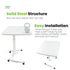 THENA Standing Desk Adjustable Height Mobile Minimalis Multifungsi