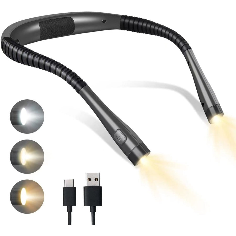 PINKAN Lampu Baca Tidur USB Reading Lamp Lampu Leher Adjustment