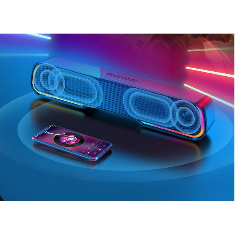 LIGHTY Portable Bluetooth Speaker Ultra Bass RGB Soundbox