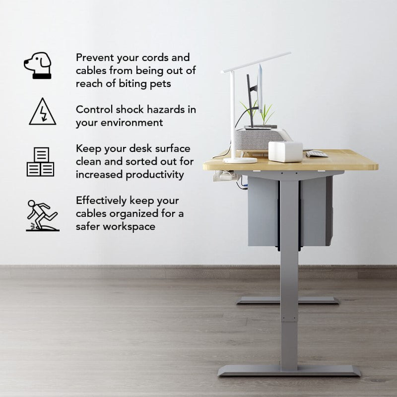 ALL FOR WORK Cable Storage Rack - Under Desk 2704