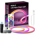 TWIZY Lampu Led Waterproof Bluetooth Komplit set Ambient Light Strip RGB Warna Warni