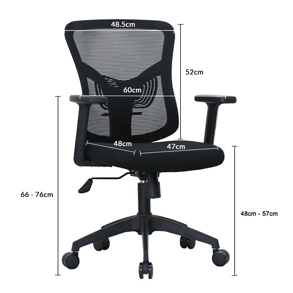 MUMBAI Kursi Kerja Kantor Ergonomis Kursi Staff Office Working Chair