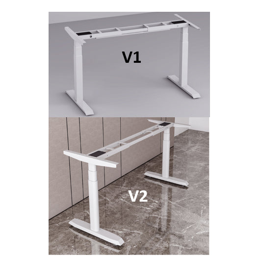 Kaki Meja Elektrik Adjustable Electric Working Gaming Desk ALL FOR WORK - DUAL DESK 3888