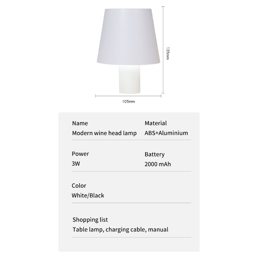 LEYMO Portable Table Lamp Night Lamp LED Smart Lamp