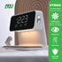 VYRGO Jam Meja Digital Wireless Charging Alarm Led Clock Desk Lamp