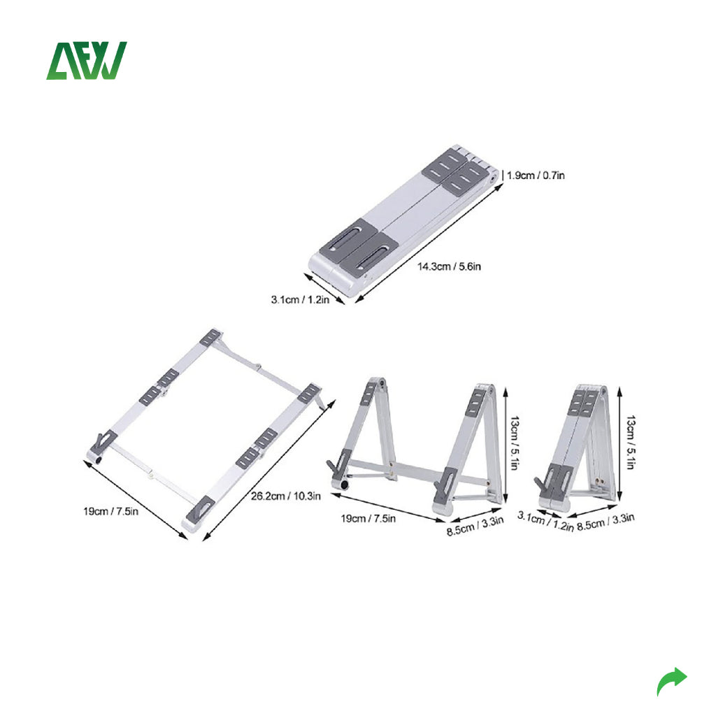 DEXTON Laptop Stand Tablet Stand Holder Dudukan Laptop Meja Laptop Stand