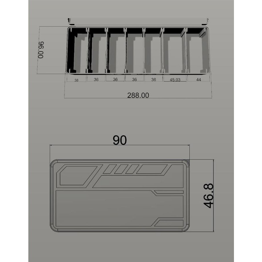 CYBERPUNK Cable Storage Box Charger Cable Storage Organizer Box