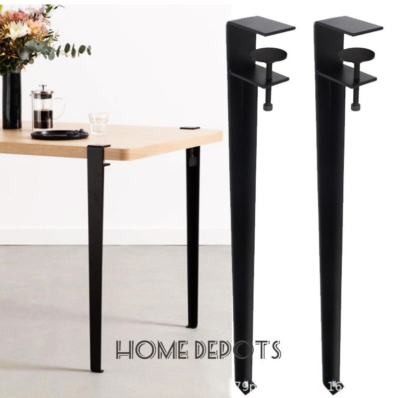 RENNES Kaki Meja Besi Jepit Minimalis Clamp On Table Legs