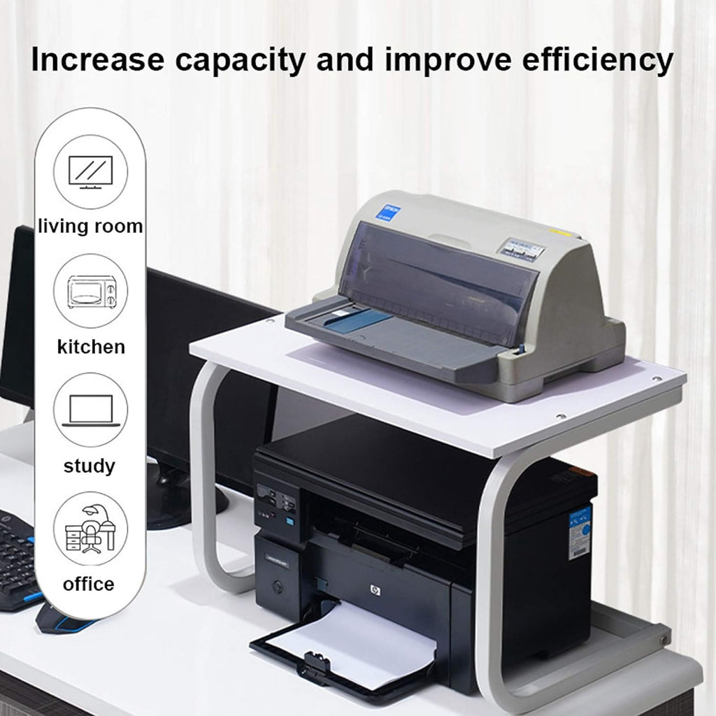 NUNDY Printer Desk / Meja Printer Susun Multifungsi - AFW PR01