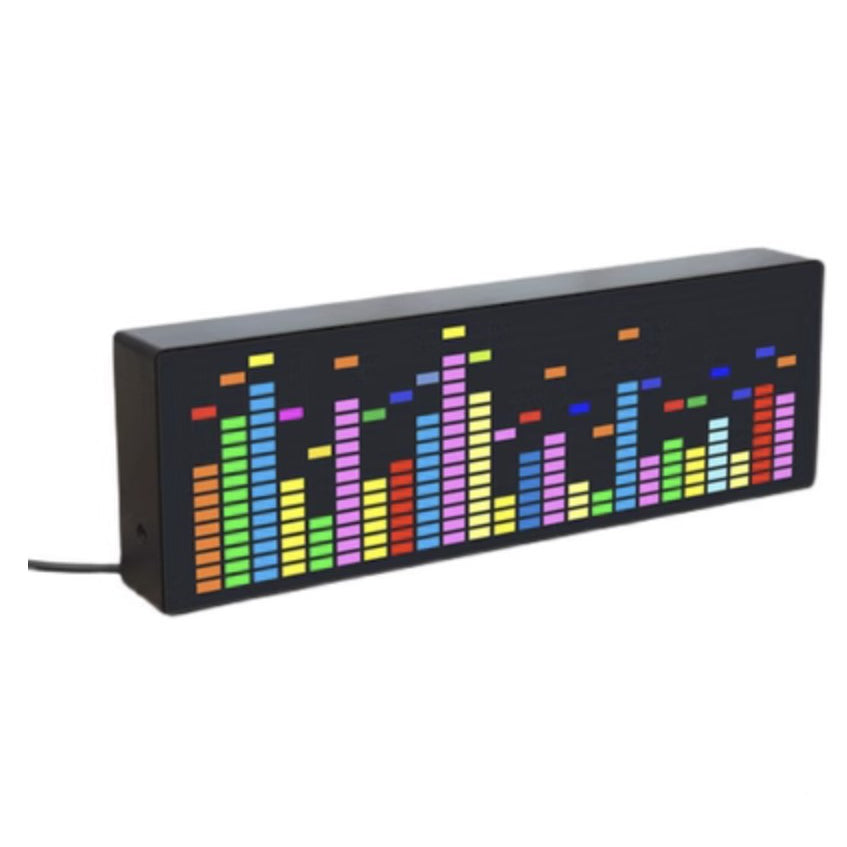 SPECTRUM RGB Table Clock Sound Control LED Light RGB Clock Music Control