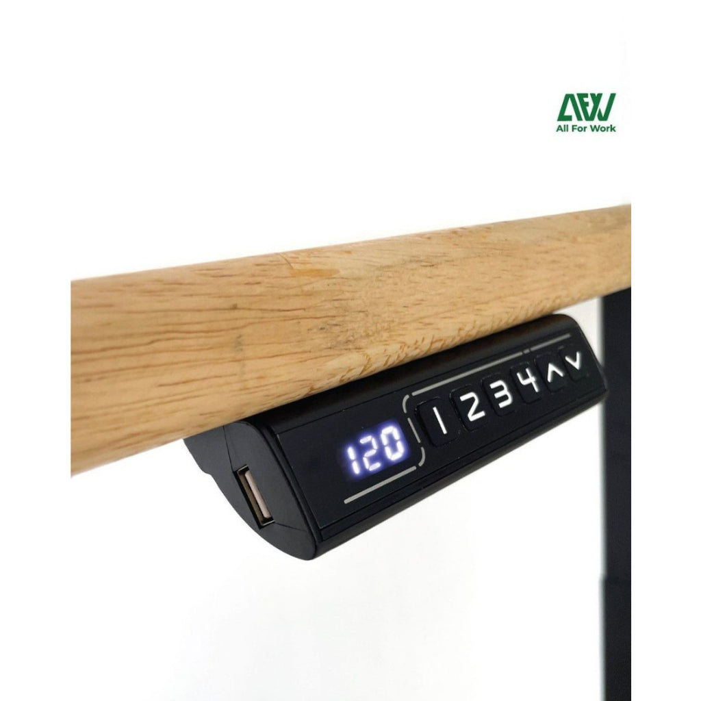 FJL Rubberwood Table Leaves For Standing Electric Desk Solid Material AFW