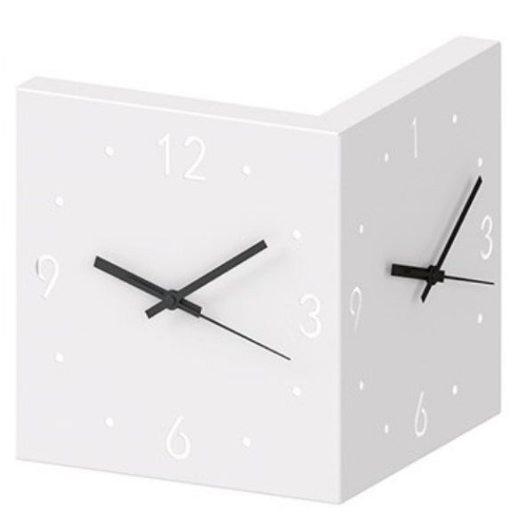 PARIS Modern Minimalist LED Wall Clock Double Sided Corner Wall Clock