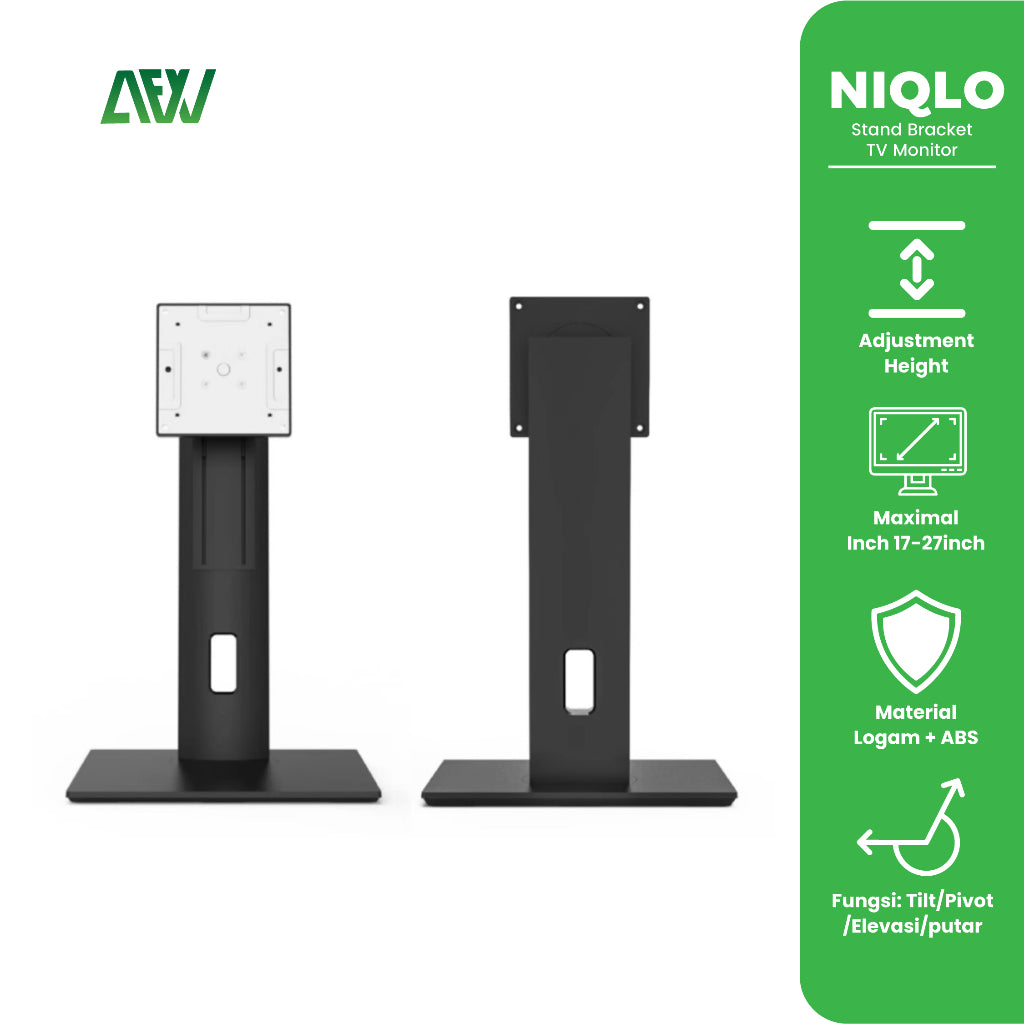 NIQLO Stand Bracket TV Monitor Bracket LED LCD Rotate Swivel