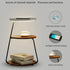 HEYLO Bedside Table Smart Bedside Table Lamp Wireless Charging