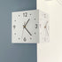 PARIS Modern Minimalist LED Wall Clock Double Sided Corner Wall Clock