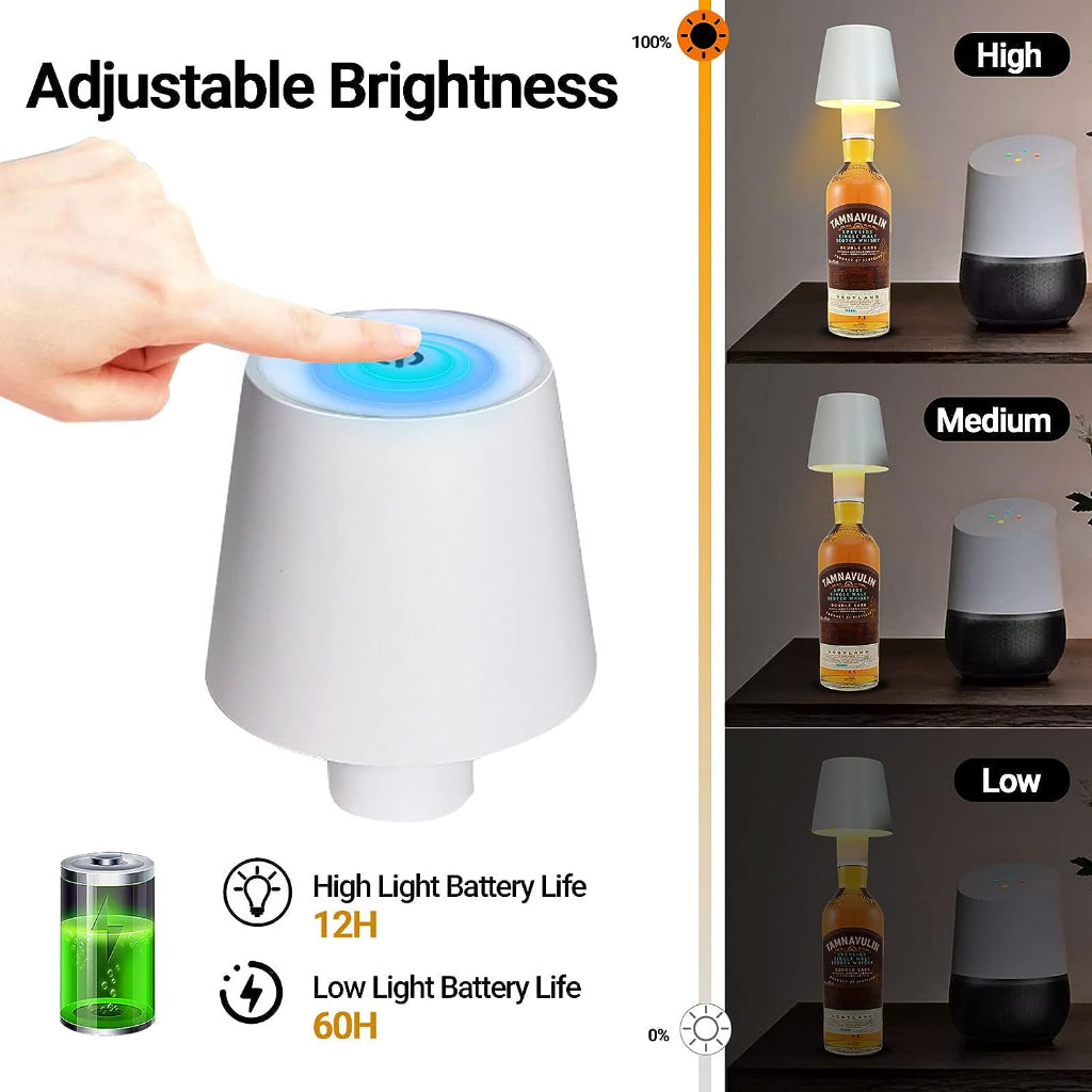 LEYMO Lampu Meja Portable Night Lamp Lampu Tidur Hias LED Smart Lamp