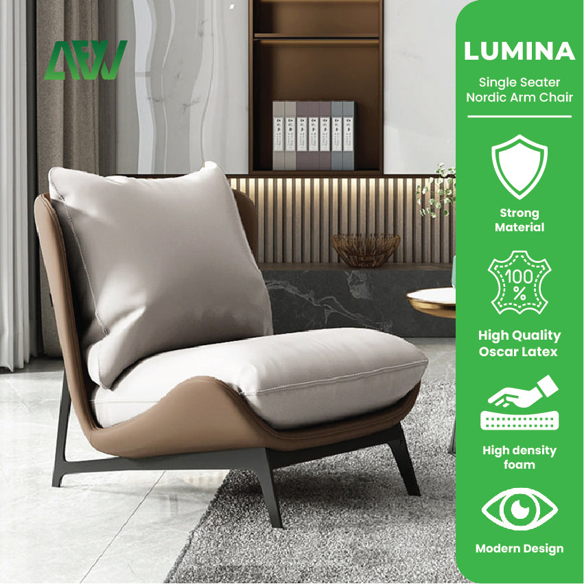 LUMINA Sofa Santai Tempat Duduk Tunggal Single Chair ALL FOR WORK