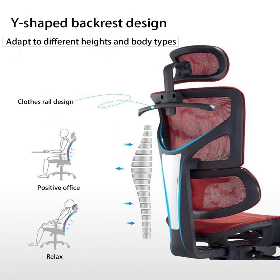 NOVA Ergonomic Chair Kursi Kantor Mesh Kursi Kerja