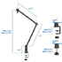 MAX Desk Mic Stand Clamp Microphone Holder Boom Arm Microphone Suspension