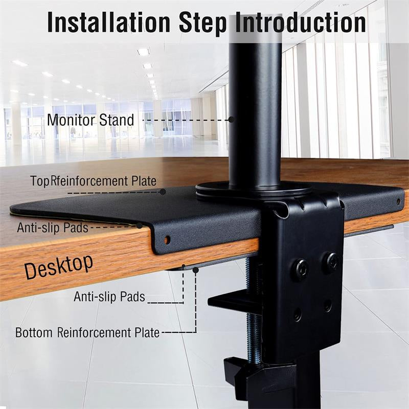 EDGE Pelindung Meja Bracket Monitor Spot Display Pad Desktop Bracket