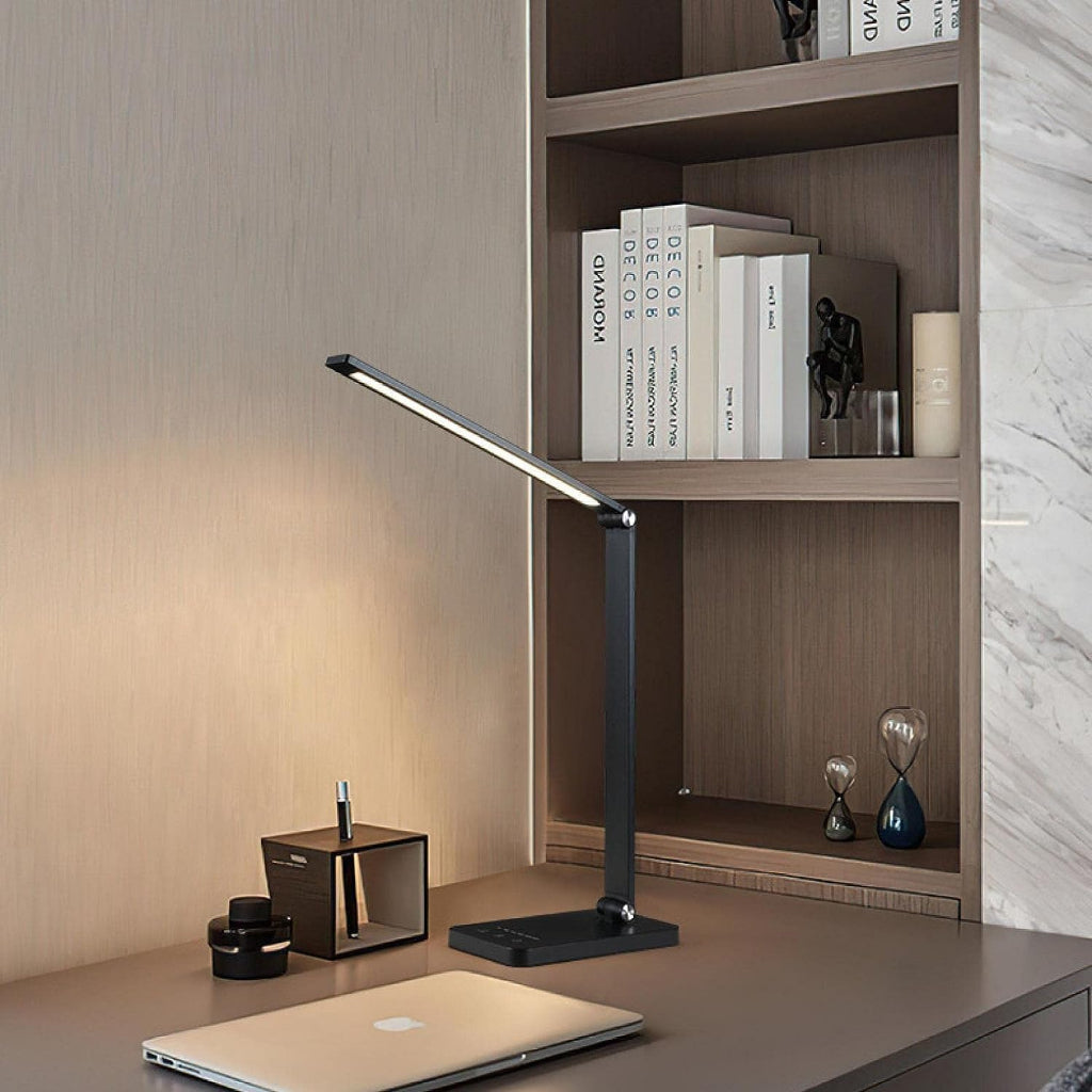 INCO Lampu Meja Belajar Modern Desk Lamp With Build in Wireless Charging Paddock