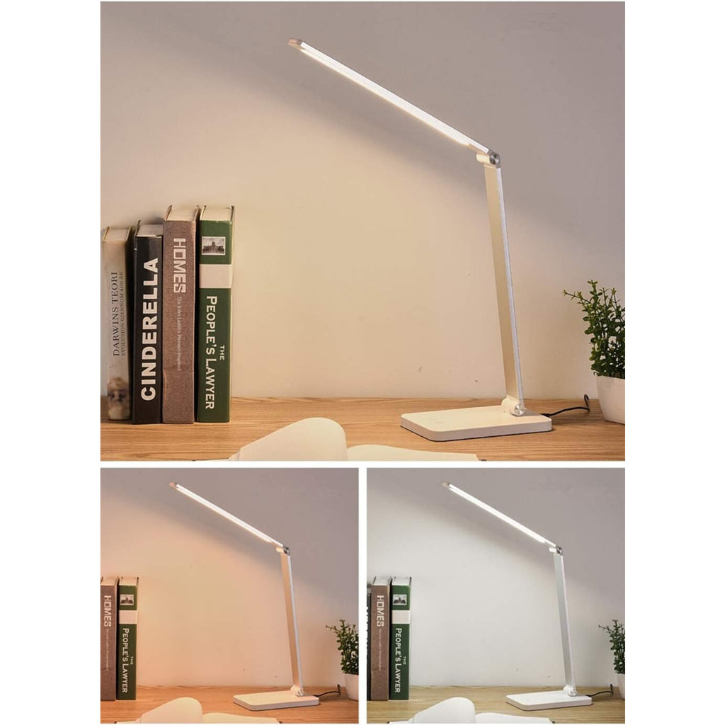 INCO Lampu Meja Belajar Modern Desk Lamp With Build in Wireless Charging Paddock