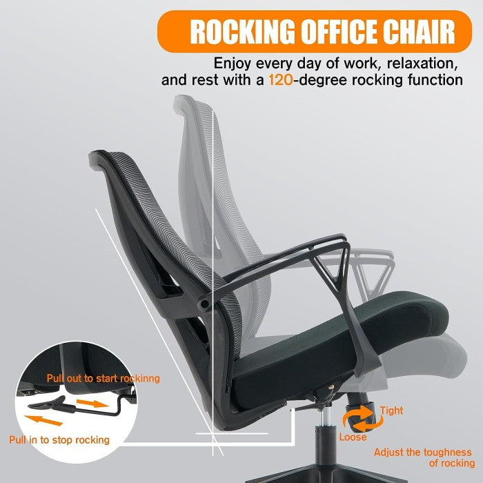 ERGOTECH Kursi Kerja Kantor Ergonomis Kursi Staff Office Chair ALL FOR WORK