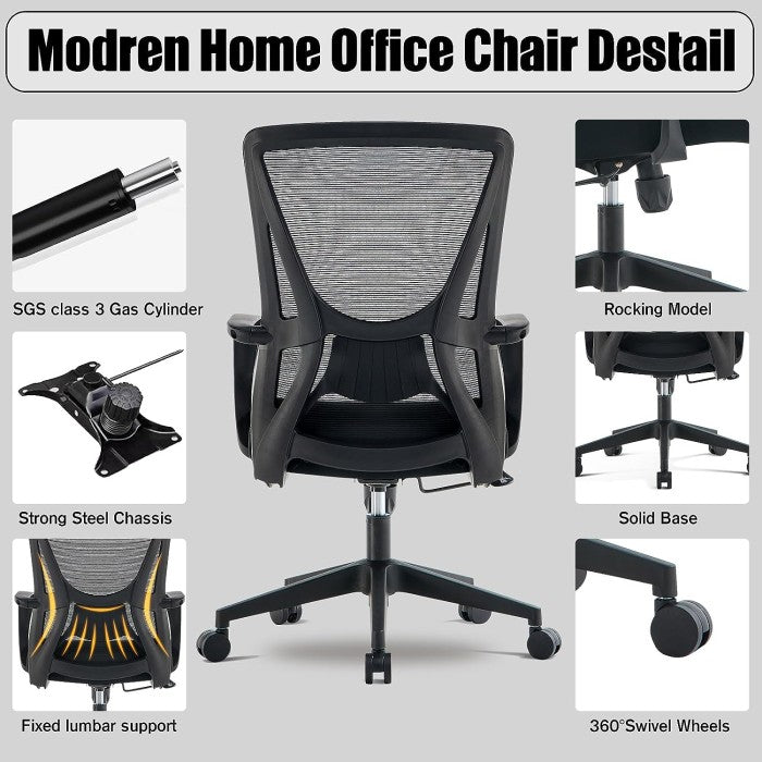 ERGOTECH Kursi Kerja Kantor Ergonomis Kursi Staff Office Chair ALL FOR WORK