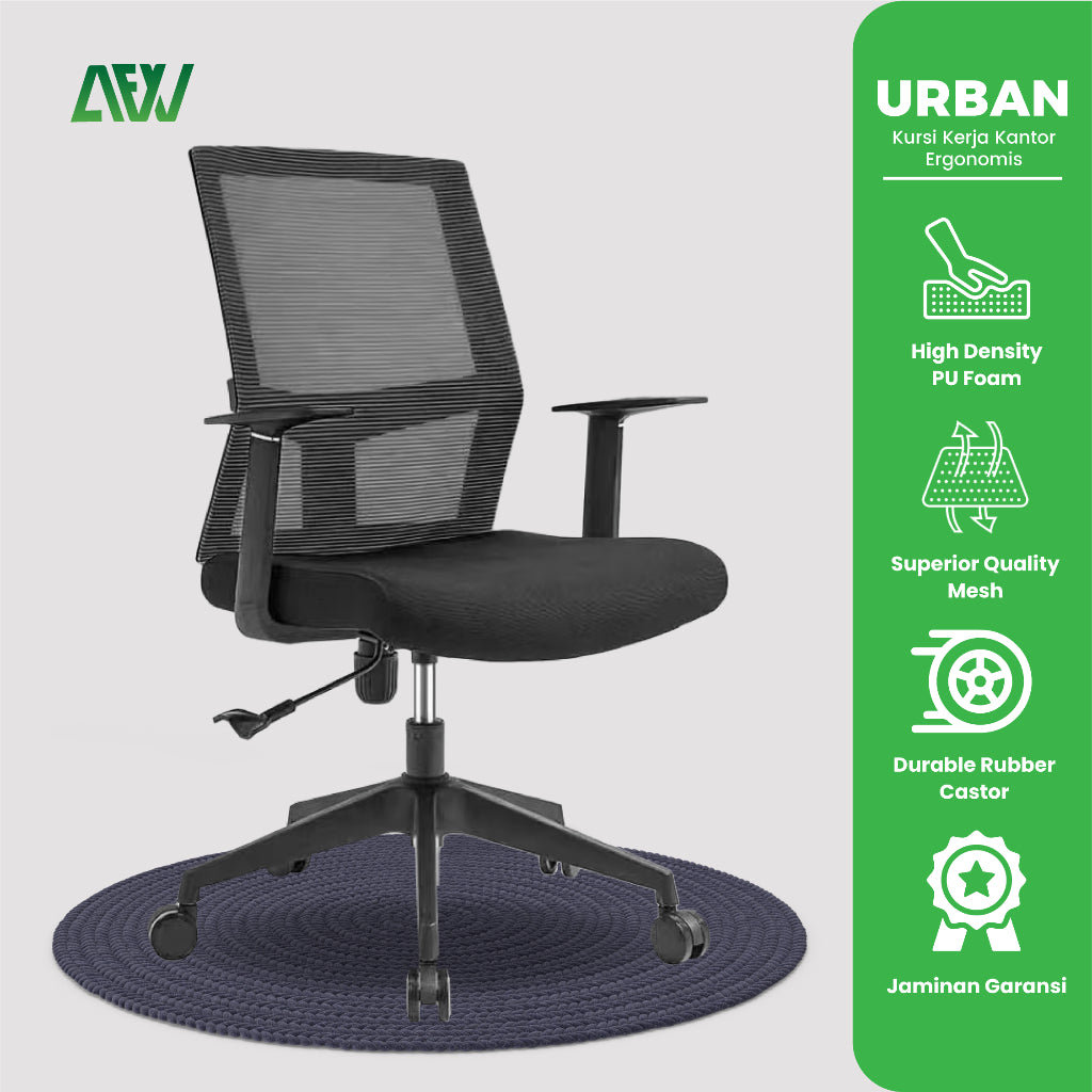 URBAN Office Chair Ergonomic Work Chair Staff Chair Office Chair ALL FOR WORK