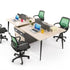 Single Staff Workstation Bench Meja Kerja GENOA Office Desk Screen AFW