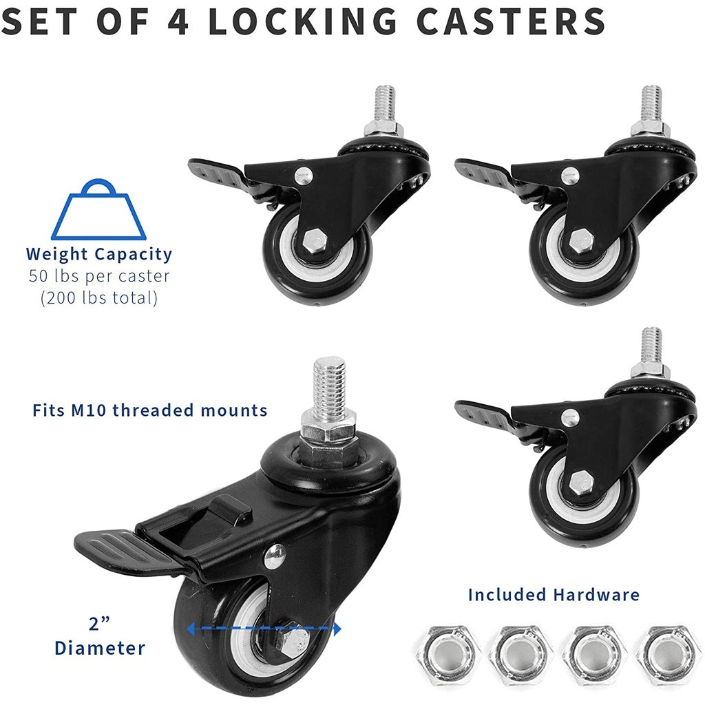 Aksesoris Meja Kerja Elektrik Roda / Castor Wheel 4pcs