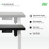 Kaki Meja Elektrik Adjustable Electric Working Gaming Desk ALL FOR WORK - Single Desk 2791