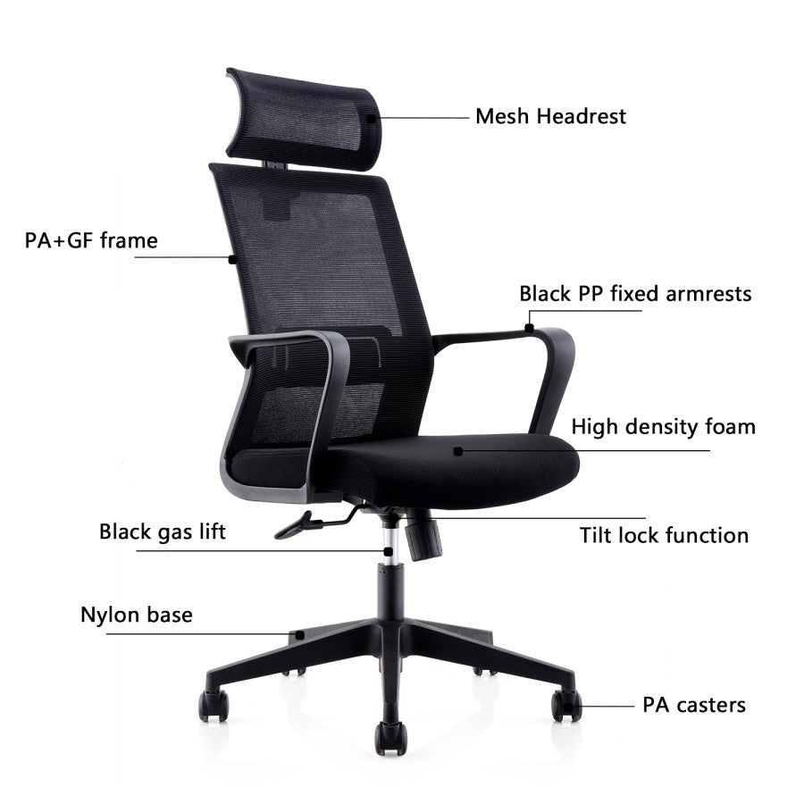 MYRA Office Chair Ergonomic Staff Work Chair Office Chair Director