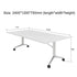 Office Meeting Table Work Desk Meeting Folding Training Table TF-114