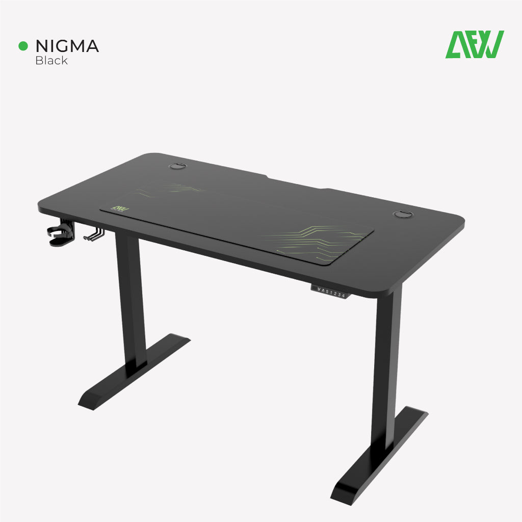 Nigma Meja Kerja Gaming Elektrik Otomatis Adjustable Standing Desk ALL FOR WORK