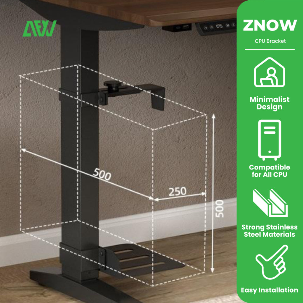 ZNOW CPU Case Bracket CPU Mount Bracket CPU Tray Organizer Stand Holder PC