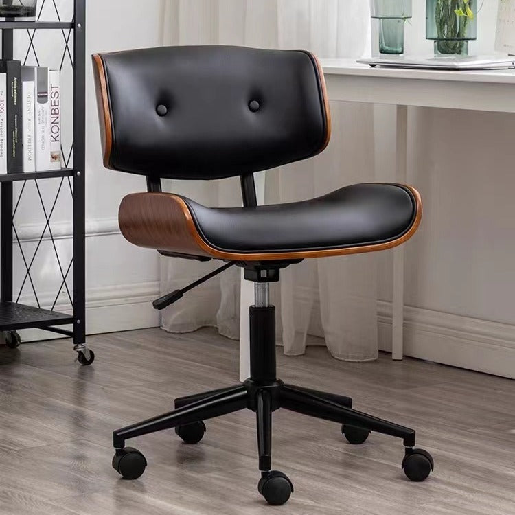 Wooden Work Chair Minimalist Office Chair Wooden Office Chair ALVARO