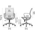 WILLOW Kursi Kantor Ergonomis Kursi Kerja Staff Office Chair Fullmesh