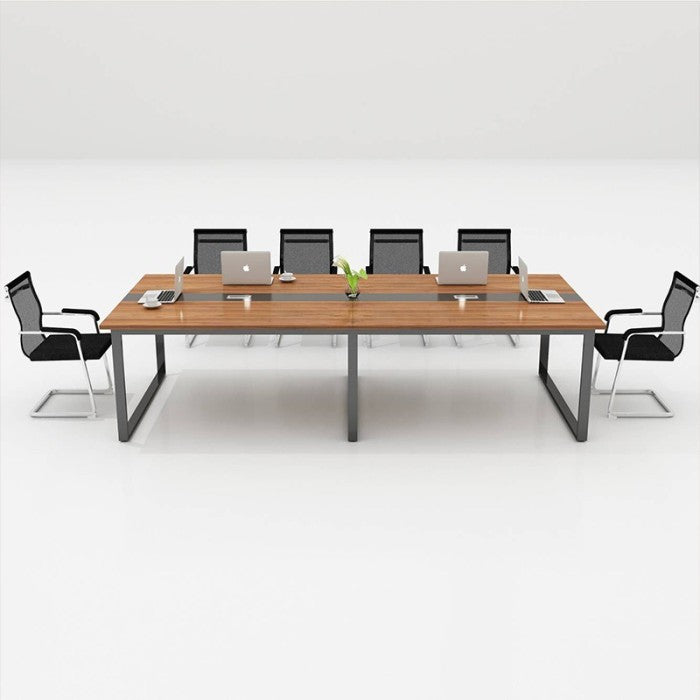 Large Minimalist Meeting Table BAYERN Solid HPL Meeting Desk Meeting Table