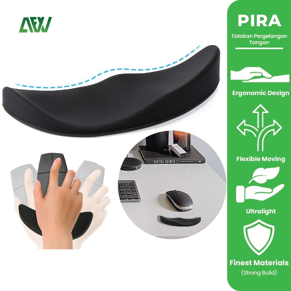 PIRA Handrest Tatakan Tangan Pergelangan Ergonomis 3D