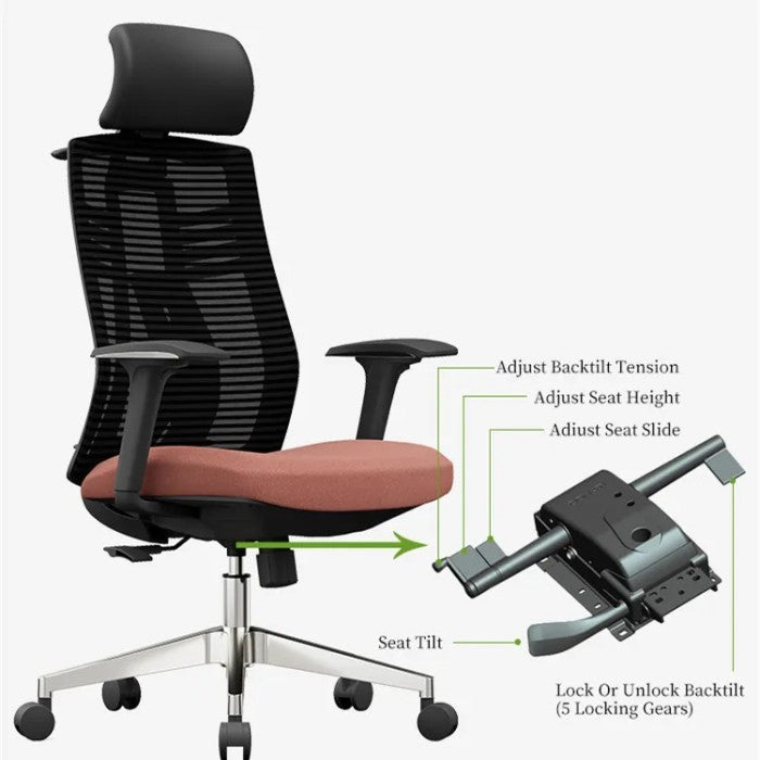 AIRON Kursi Kantor Ergonomis Kursi Kerja Office Chair Kursi Gaming