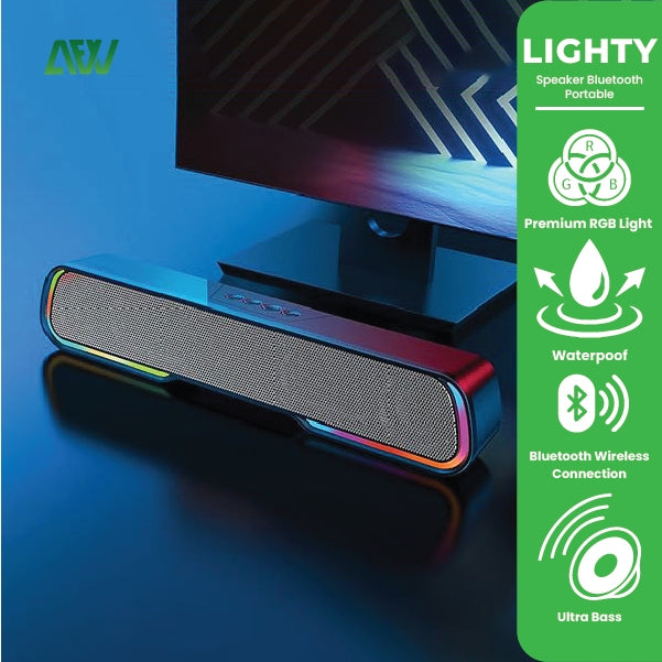 LIGHTY Speaker Bluetooth Portable Ultra Bass RGB Soundbox