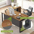 MARVYN Director's Work Desk Portable Office Desk Drawer Shelf Director's Desk